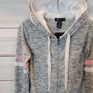 NWT Miss Chievous zip front hoodie S